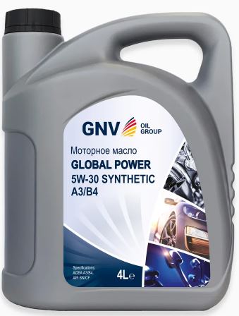 GGP1011064010130530004   GNV Global Power 5W-30 Synthetic A3/B4, SN/CF 4L Моторное масло