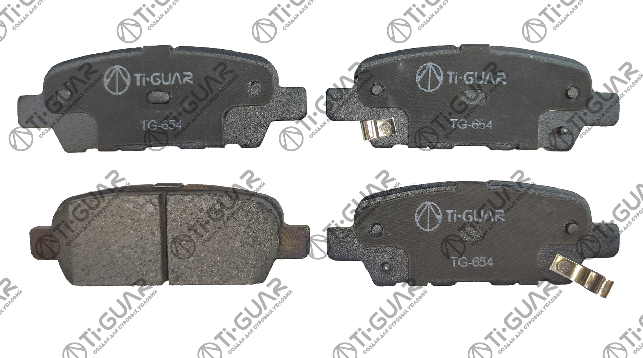 TG-654c  Ti·GUAR Тормозные колодки зад.