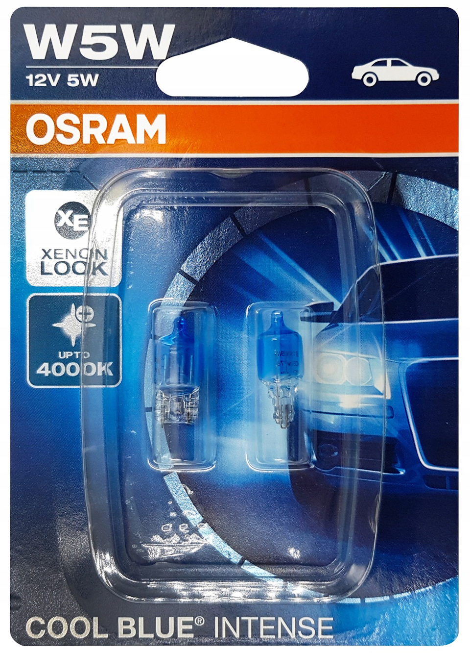 W5W Osram 2825CBN-02B  Комплект ламп W5W 12V 5W