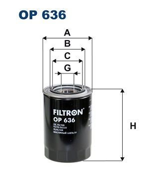 OP636 FILTRON Фильтр масляный MITSUBISHI