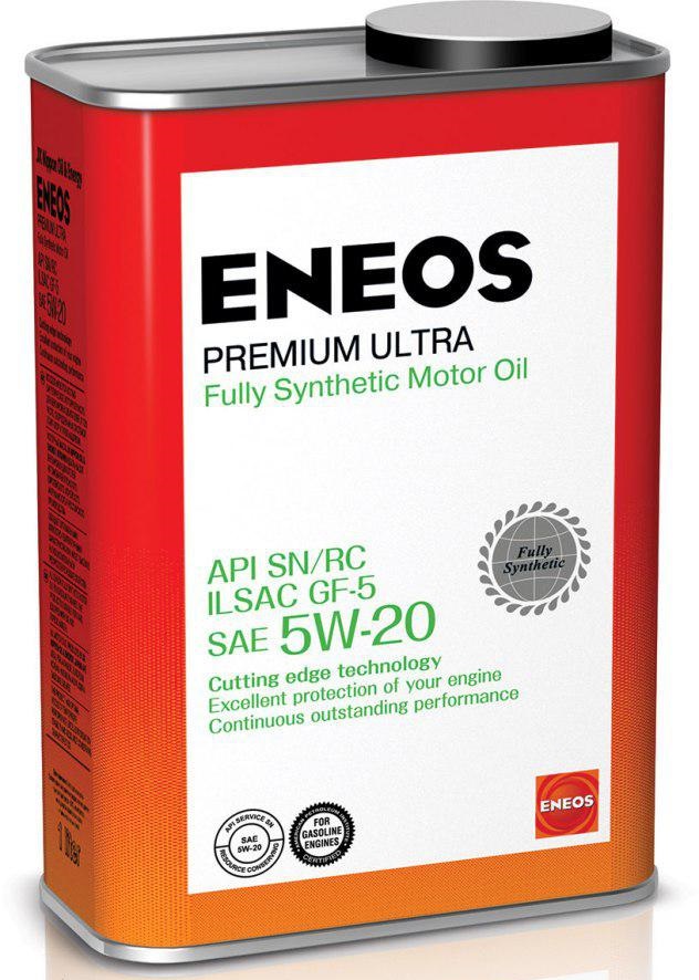  ENEOS Premium Ultra Synthetic 5w20 SN/RC, GF-5 1 л (масло синтетическое)      