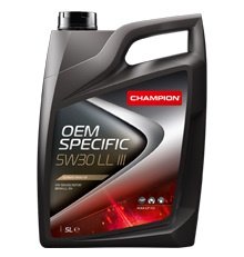 CHAMPION Oem Specific LL III 5W30 SN/C3 4 л (масло синтетическое) 8208118